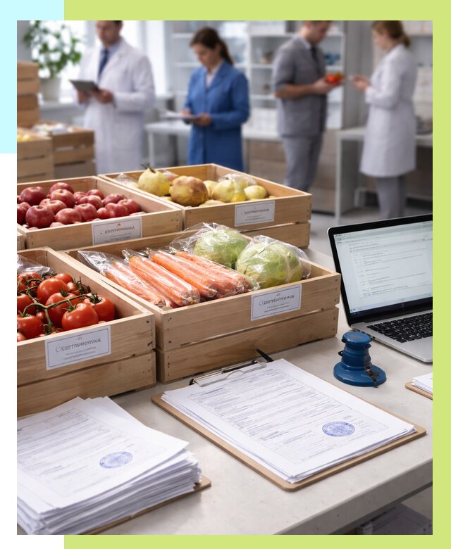 Сертификация овощей и фруктов в Владикавказе от 8762 р. | Алешин-Вкз