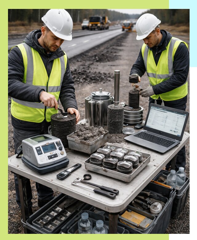 Сертификация асфальта: испытания и подтверждение в Владикавказе