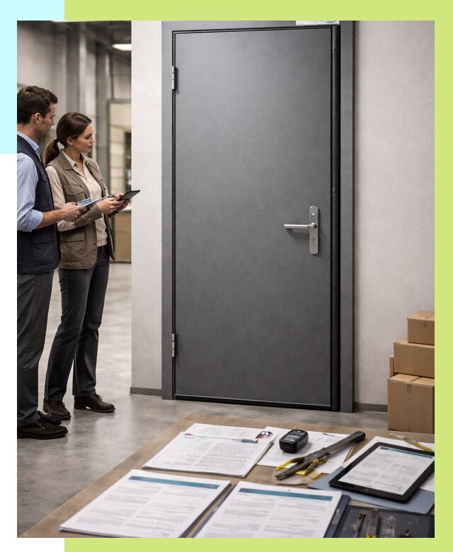 Сертификация противопожарных дверей в Владикавказе от 9277 р. | Алешин-Вкз