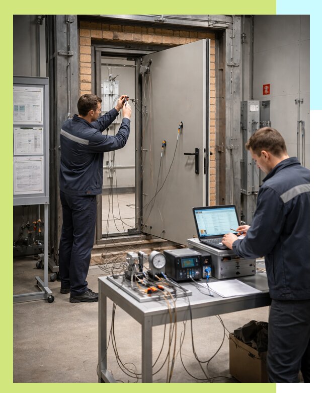 Сертификация противопожарных дверей в Владикавказе по ГОСТ и ТР