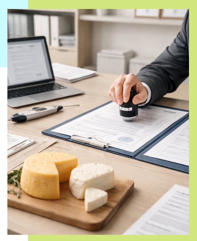 Сертификация сыров в Владикавказе от 15462 р | Сертификат на сыр Алешин-Вкз