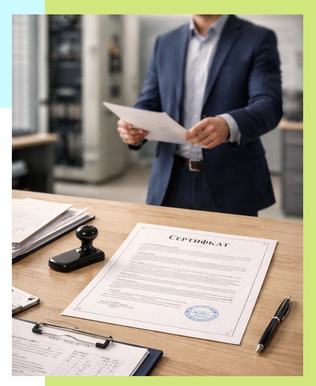 Сертификат на оборудование в Владикавказе от 15462 р. | Алешин-Вкз