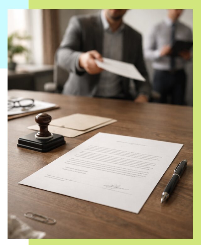 Отказное письмо по сертификации в Владикавказе от 3608 р. | Алешин-Вкз