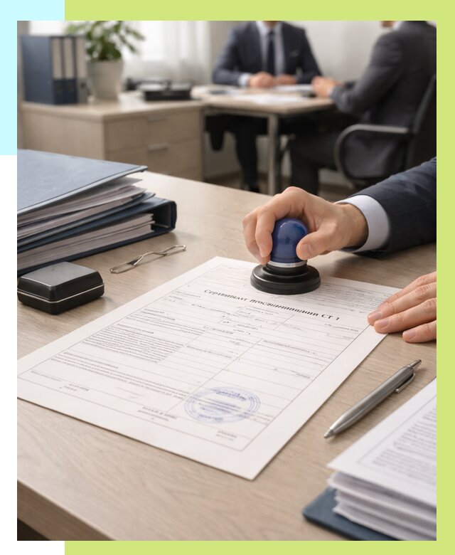 Сертификат происхождения СТ 1 в Владикавказе от 4639 р. | Алешин-Вкз