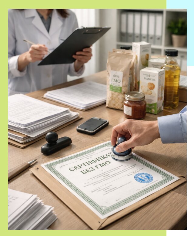 Получение сертификата Без ГМО для продукции в Владикавказе