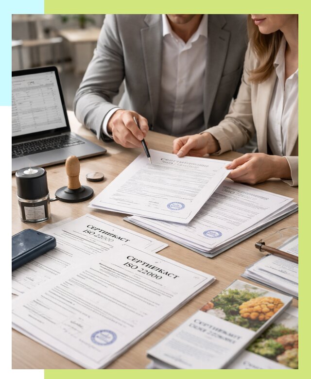 Сертификат ISO 22000 в Владикавказе от 41232 р. под ключ | Алешин-Вкз